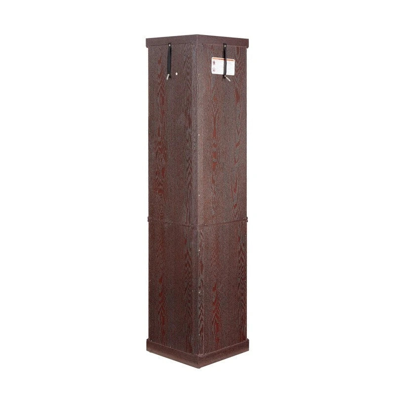 70 Inch Tall Corner Curio Cabinet with Glass Panels Side-Hung Doors Mirrored Back Built-In Light and Adjustable Shelves