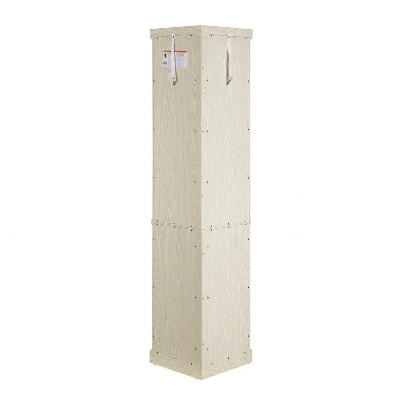 70 Inch Tall Corner Curio Cabinet with Glass Panels Side-Hung Doors Mirrored Back Built-In Light and Adjustable Shelves