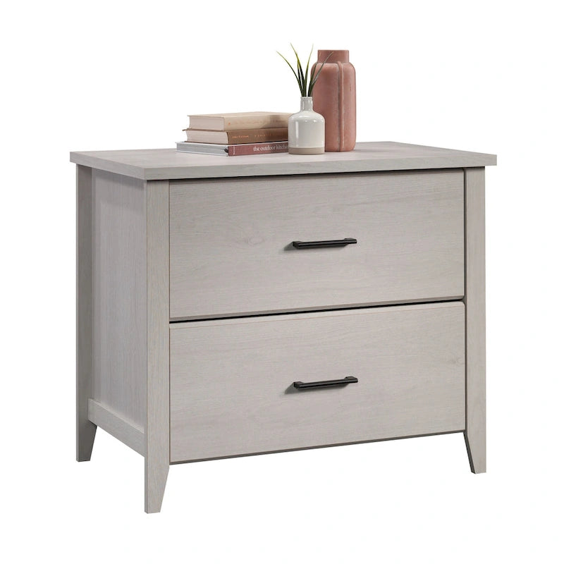 2-Drawer Lateral Wood File Cabinet with Full Extension Slides