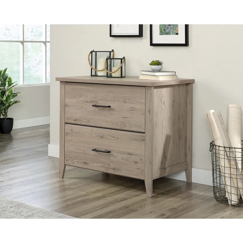 2-Drawer Lateral Wood File Cabinet with Full Extension Slides