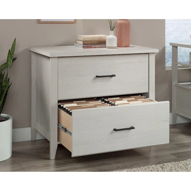 2-Drawer Lateral Wood File Cabinet with Full Extension Slides