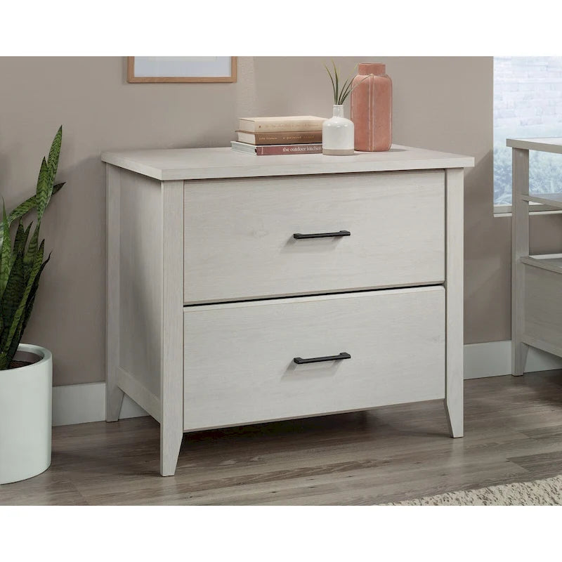 2-Drawer Lateral Wood File Cabinet with Full Extension Slides