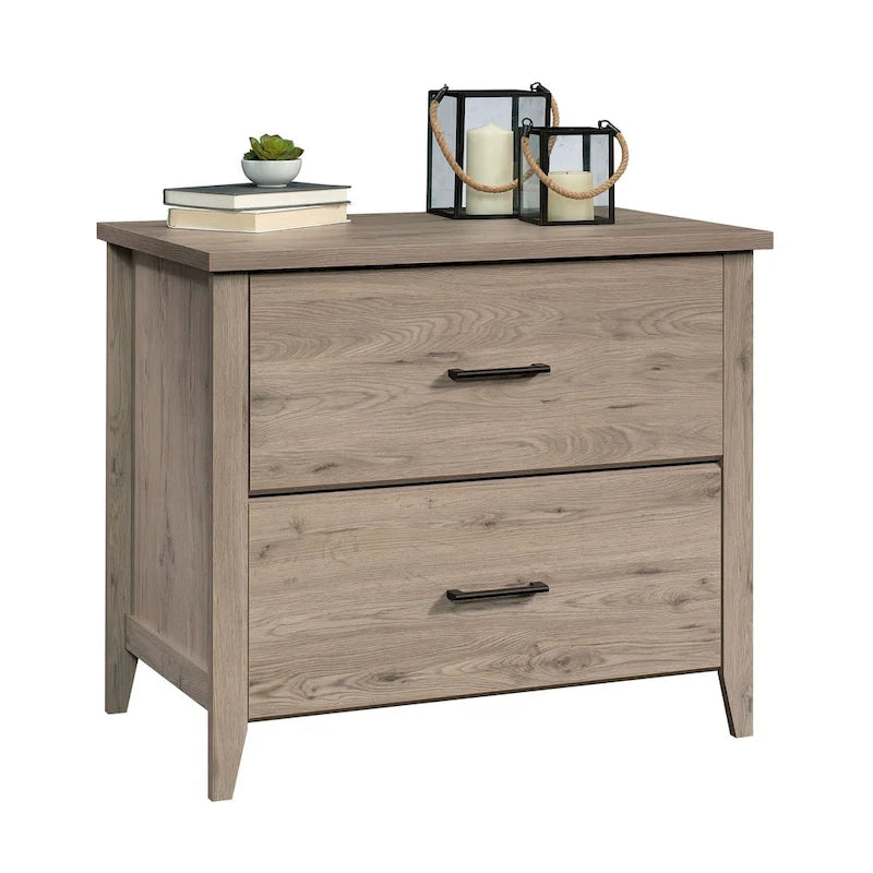 2-Drawer Lateral Wood File Cabinet with Full Extension Slides