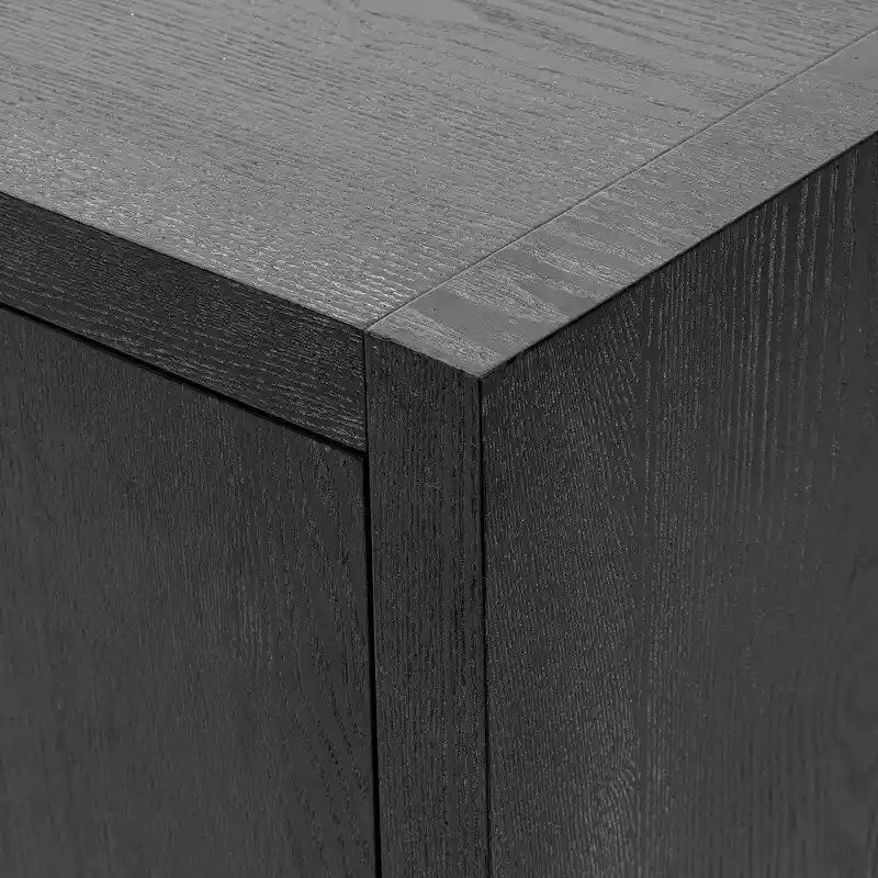 60 Inch Sideboard Buffet Cabinet with 4 Doors 4 Adjustable Shelves and Metal Handles