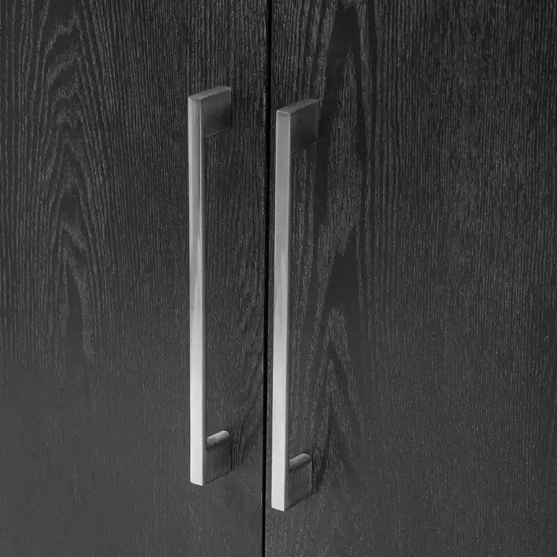 152,4 cm Sideboard-Buffetschrank mit 4 Türen, 4 verstellbaren Einlegeböden und Metallgriffen