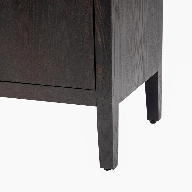 152,4 cm Sideboard-Buffetschrank mit 4 Türen, 4 verstellbaren Einlegeböden und Metallgriffen