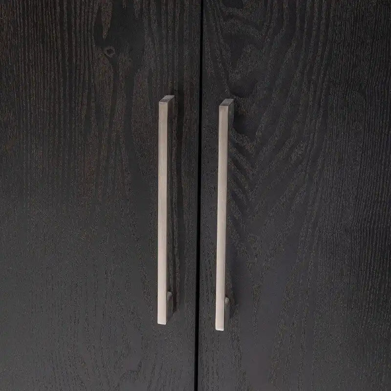 152,4 cm Sideboard-Buffetschrank mit 4 Türen, 4 verstellbaren Einlegeböden und Metallgriffen