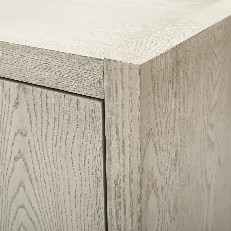 152,4 cm Sideboard-Buffetschrank mit 4 Türen, 4 verstellbaren Einlegeböden und Metallgriffen