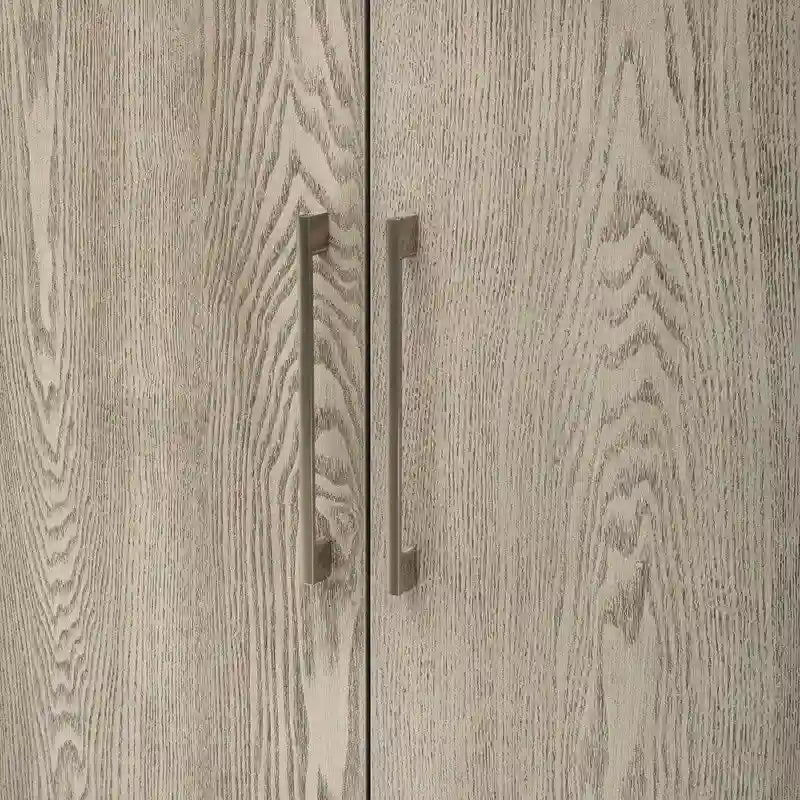 152,4 cm Sideboard-Buffetschrank mit 4 Türen, 4 verstellbaren Einlegeböden und Metallgriffen